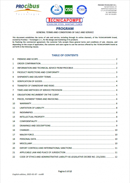 TECNICAPOMPE - General terms of sale and service_enGB_rev00
